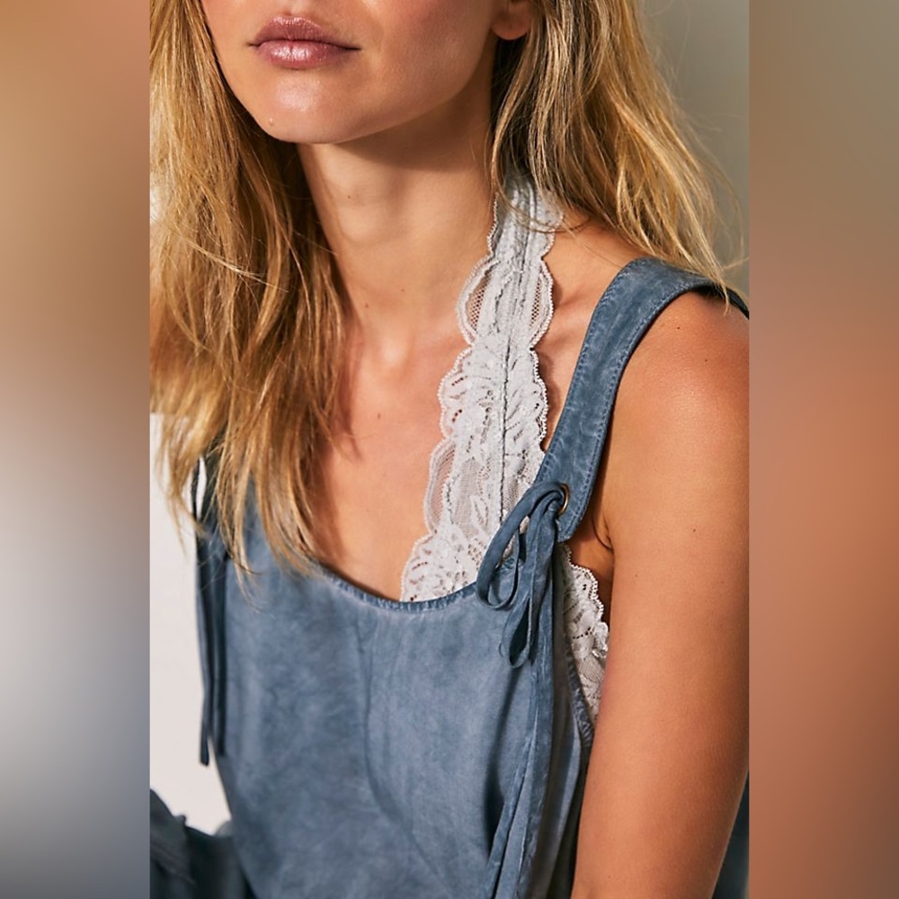 Free People Intimately Act Natural Shapeless Romper | Size Medium. Final price! - Picture 3 of 7